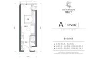 万科城际之光 29平户型图